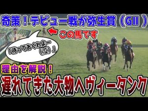【なぜ？】デビューが弥生賞のとんでもない馬を解説します【ヘヴィータンク】