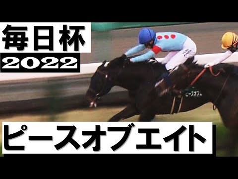 ピースオブエイトがデビューから無傷の3連勝で重賞初制覇【毎日杯2022】