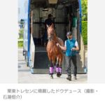 ダービー馬ドウデュース、超マッチョで栗東トレセンに帰厩