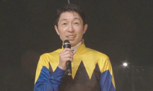 大井で武豊騎手のインタビューとかいう何回も見た光景