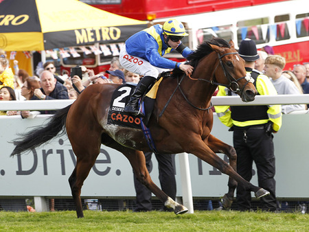 英ダービー馬デザートクラウン年内全休でタイトルホルダー凱旋門賞1番人気に浮上