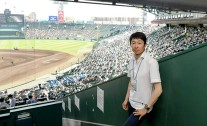 武豊さん、朝日新聞社の招待で甲子園球場へ