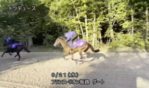 【凱旋門賞】まだ重い!? ドウデュース1週前追い切り