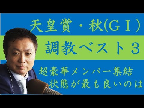 《天皇賞・秋 調教ベスト３》調教が最も良かった馬は？競馬エイト・高橋賢司トラックマンが解説