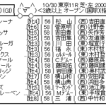 0/30(日) 第166回天皇賞(秋)(GI)