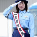 今村聖奈が婦人警官の制服姿を披露