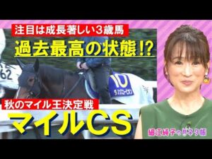 白毛の女王ソダシも参戦！マイルチャンピオンシップ(ＧⅠ)『細江純子のネタ帳』