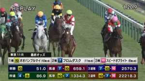 【京王杯2歳S】オオバンブルマイ強すぎて笑った w w w