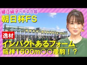 【２歳マイル王決定戦】朝日杯フューチュリティステークス『細江純子のネタ帳』