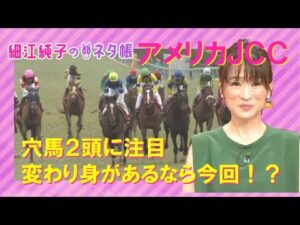 アメリカJCC『細江純子のネタ帳』