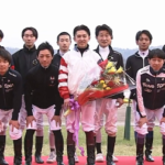 福永祐一騎手 チューリップ賞にて誘導馬に騎乗