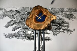 【悲報】京都競馬場のパドックのシンボルもちのき　時計にされてしまう