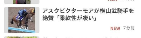 横山武史騎手、アスクビに褒められる