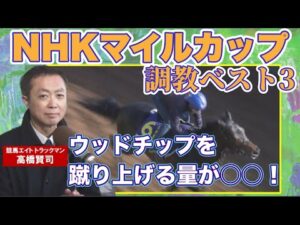 【「重心に全くブレがない！」馬場が悪くなってもマイナスにならない馬とは！？】予想のヒントがここに！競馬エイト・高橋賢司トラックマンの調教解説＜NHKマイルカップ（GⅠ）＞