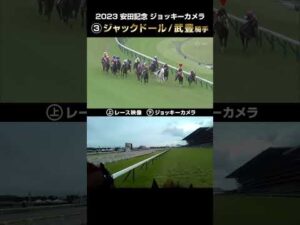【ジョッキーカメラ×レース映像】2023年安田記念 ジャックドール 武豊騎手 #shorts ｜JRA公式