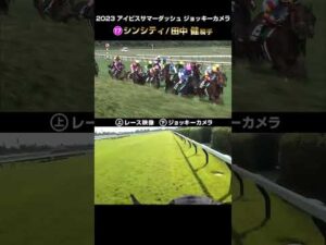【ジョッキーカメラ×レース映像】2023年アイビスサマーダッシュ シンシティ 田中健騎手 #shorts ｜JRA公式
