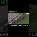 日経賞で他の競走馬と接触してしまう