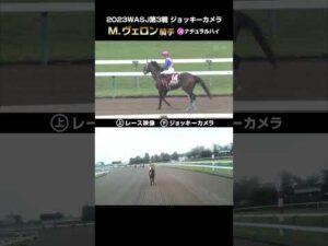 【ジョッキーカメラ×レース映像】2023WASJ第3戦 M.ヴェロン騎手 ナチュラルハイ  #shorts ｜JRA公式