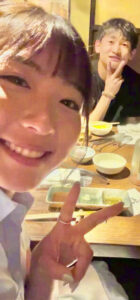 今村聖奈がボートレーサー・藤原仙二と食事デート