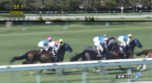 【ケフェウスS】前ポツンで1000ｍ57.1