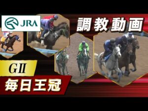 【調教動画】2023年 毎日王冠｜JRA公式