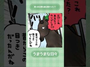 真っ白な馬も昔は黒かった！？🐴 | うまうまな日々 #shorts  | JRA公式