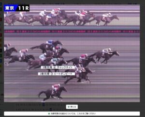 【画像】JRA、これで同着とかいうガバガバ判定をしてしまう…