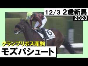 《2023年 新馬》亀田温心騎手「自信を持って、乗りました」モズパシュートが２馬身差の完勝！　12月3日(日)京都ダート1400ｍ　実況：石田一洋【カンテレ公式】