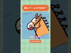 プールで鍛える？馬の体づくり | うまうまな日々 #shorts  | JRA公式
