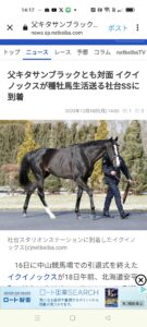 【競馬】イクイノックスさん社台スタリオンで痩せ細った哀れな姿を披露する