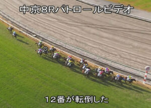 古川奈穂、前の馬に接触し落馬骨折＋過怠金10万円