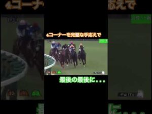 4コーナーで完璧な手ごたえで直線へ！