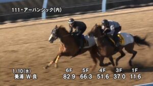【京成杯2024】追い切り/抜群の動きを見せたのは
