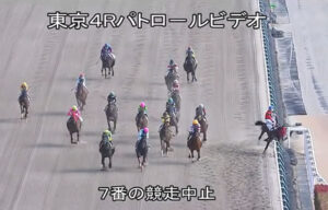 【東京4R】三浦皇成、馬が内埒激突で落馬も無事の模様