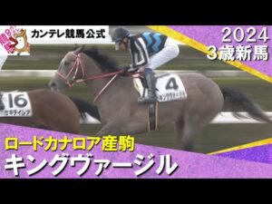 《2024年 新馬》坂井騎手「いいレースでした」キングヴァージルが抜け出して快勝! 2月18日(日)京都ダート1400m 実況:岡安譲【カンテレ公式】