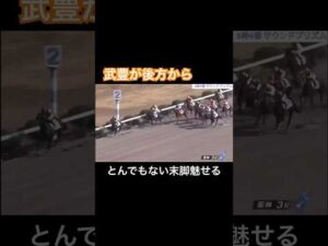 武豊騎手がとんでもない末脚を魅せる
