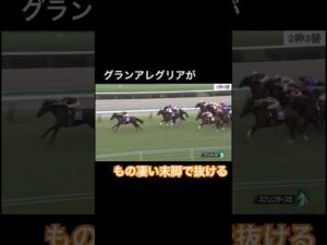 グランアレグリアがもの凄い末脚で抜ける