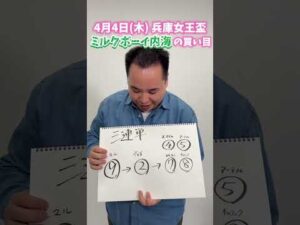【兵庫女王盃】ミルクボーイ内海の買い目発表！「1着と2着は固定して…！」