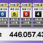 WIN5は4億円超えの大波乱!的中1票www