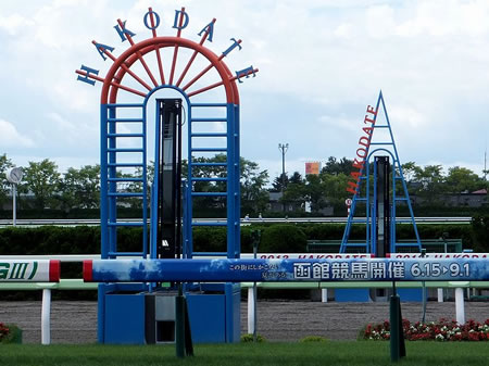 【映像あり】函館競馬場であわや大惨事！飛行機が低空で接近、馬は驚き落馬も発生