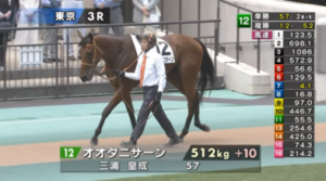【日曜東京3R】オオタニサーン＆三浦騎手がｷﾀ━━━━(ﾟ∀ﾟ)━━━━!!