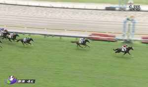 【2歳新馬】松若が乗る予定だったシンフォーエバーが快勝