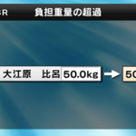 大江原比呂騎手50㎏→50.5㎏