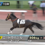 【中山12R】モレイラ騎手落馬