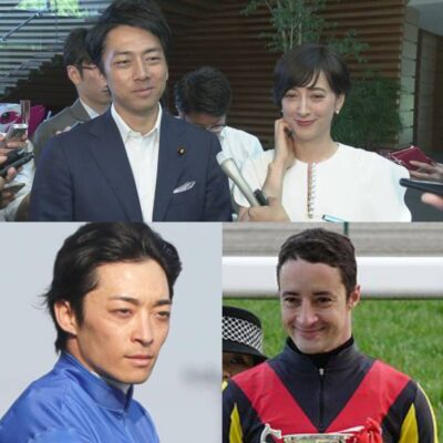 小泉進次郎さん＝川田将雅騎手