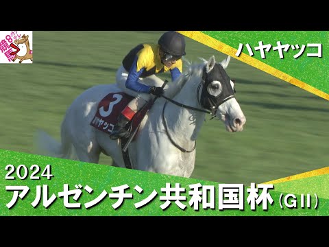 2024年 アルゼンチン共和国杯(ＧⅡ) ハヤヤッコ【カンテレ公式】