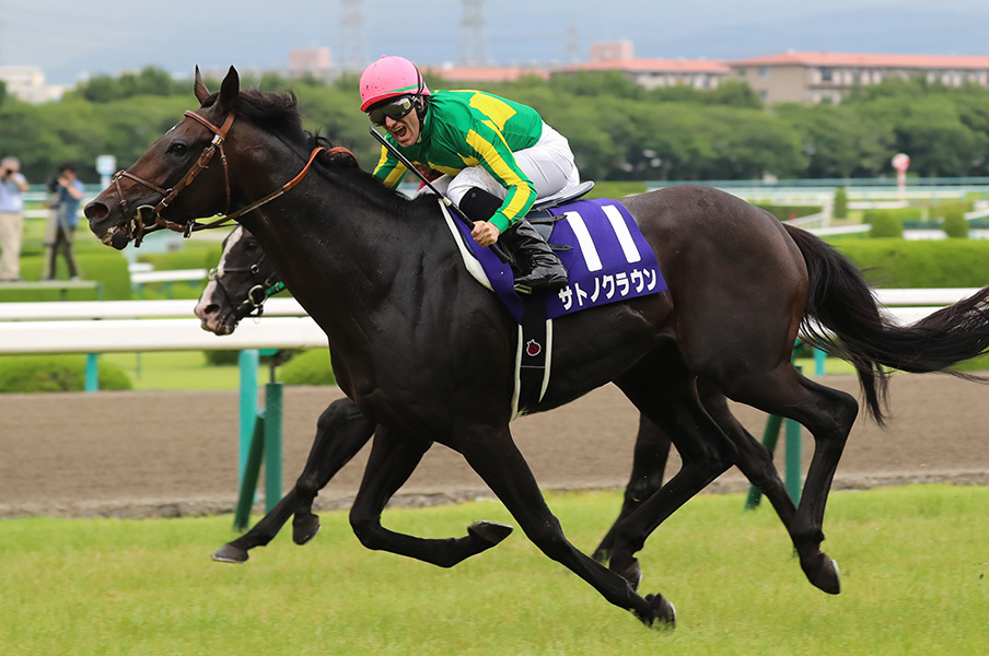過去3年のダービー馬を輩出した種牡馬=サトノクラウン、エピファネイア、キタサンブラック