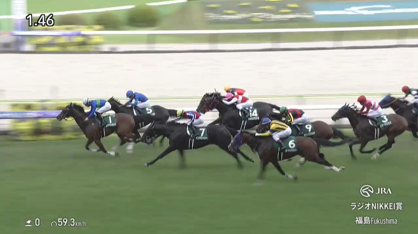 【ラジオNIKKEI賞2025】結果・動画/エキサイトバイオが馬群を捌いて差し切る
