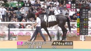 【土曜阪神5R新馬戦】いよいよいっくん×コントレイル産駒か…