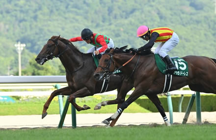 【七夕賞】コスモフリーゲンがドゥラドーレスの追撃交わし逃げ切りV!重賞初制覇
